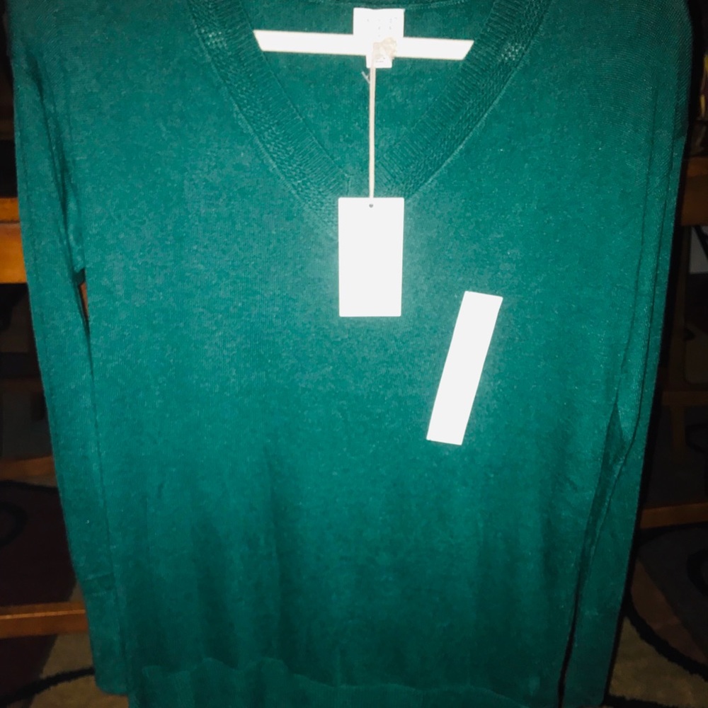 Green sweater